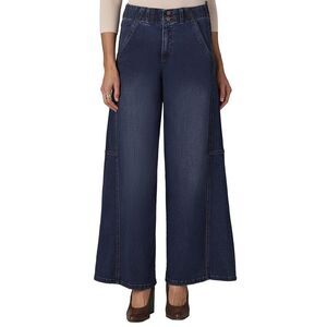 Wit & Wisdom Womens  Skyrise Wide Leg Pant